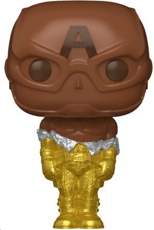 MARVEL FIGURA POP! VINYL EASTER CHOCOLATE CAPTAIN AMERICA 9 CM