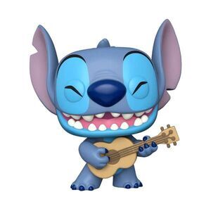 DISNEY LILO & STITCH FIG 25 CM STITCH WITH UKELELE SUPER SIZED F-1419