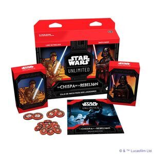 STAR WARS UNLIMITED LA CHISPA DE LA REBELIN CAJA DE INICIO