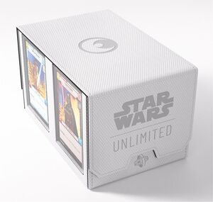 STAR WARS UNLIMITED GAMEGENIC DOUBLE DECK POD WHITE/BLACK