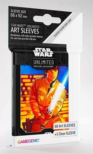 STAR WARS UNLIMITED GAMEGENIC ART SLEEVES LUKE SKYWALKER