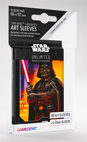 STAR WARS UNLIMITED GAMEGENIC ART SLEEVES DARTH VADER