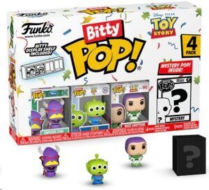 TOY STORY PACK DE 4 FIGURAS BITTY POP! VINYL ZURG 2;5 CM