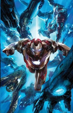 MARVEL LITOGRAFIA IRON MAN: INFINITY SAGA 41 X 61 CM - SIN MARCO