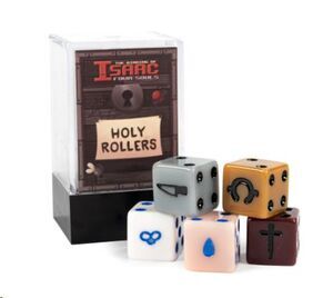 BINDING OF ISAAC. SET DADOS HOLY ROLLERS