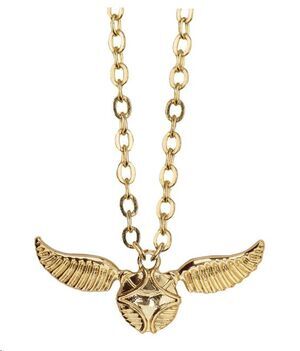 HARRY POTTER COLLAR CON COLGANTE SNITCH DORADA