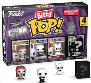 PESADILLA ANTES DE NAVIDAD PACK DE 4 FIGURAS BITTY POP! VINYL SALLY 2;5 CM