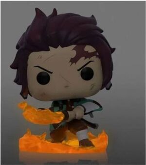 GUARDIANES DE LA NOCHE FIG 9 CM TANJIRO KAMADO POP! ANIMATION SP EDIT VER CHASE