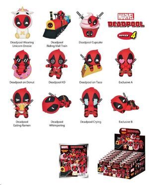 DEADPOOL COLGANTES PVC SERIES (DIFERENTES MODELOS)