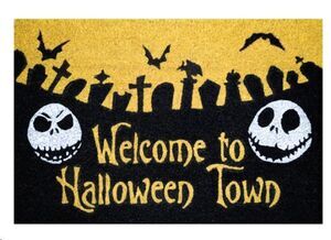 PESADILLA ANTES DE NAVIDAD FELPUDO WELCOME TO HALLOWEEN TOWN