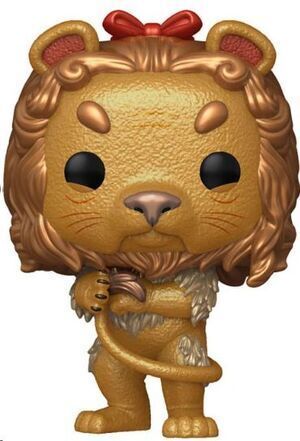 EL MAGO DE OZ POP! MOVIES VINYL FIGURA COWARDLY LION 9 CM (CHASE)