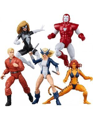 MARVEL LEGENDS LOS VENGADORES COSTA OESTE SET 5 FIGURAS 15 CM MARVEL SERIES