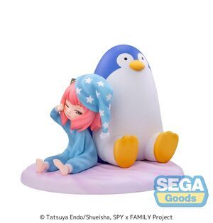 SPY X FAMILY ESTATUA 7/9CM LUMINASTA ANYA FORGER & PENGUIN PIJAMAS VER