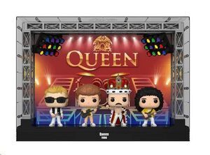 QUEEN PACK DE 4 POP! MOMENTS DELUXE VINILO FIGURAS ESTADIO WEMBLEY