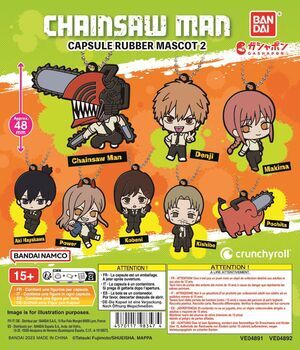 GASHAPON CHAINSAW MAN RUBBER MASCOT 2