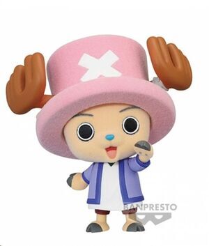 ONE PIECE FLUFFY PUFFY CHOPPER & KAROO (A TONY CHOPPER) 7 CM