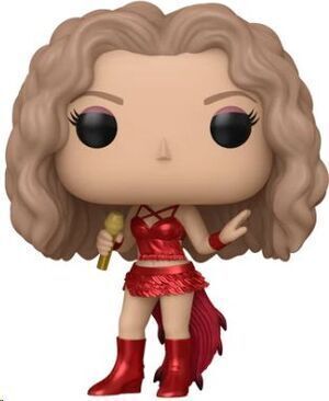 SHAKIRA POP! ROCKS VINYL FIGURA SHAKIRA SUPER BOWL (METALLIC) 9CM