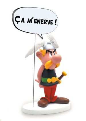 ASTERIX ENFADADO FIGURA ASTERIX 24 CM