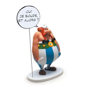 ASTERIX ENFADADO FIGURA OBELIX 24 CM