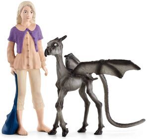 HARRY POTTER FIGURA LUNA LOVEGOOD & BABY THESTRAL