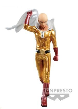 ONE PUNCH MAN FIGURA DXF PREMIUM FIGURE SAITAMA METALIC COLOR 20 CM