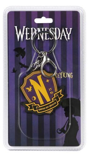 WEDNESDAY LLAVERO PVC MIERCOLES EMBLEM