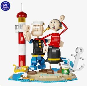 POPEYE EL MARINO SET DE CONSTRUCCION 32 CM POPEYE Y OLIVIA