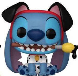 LILO & STITCH POP! DISNEY VINYL FIGURA STITCH COSTUME- 101 DALMATIANS PONGO 9 CM