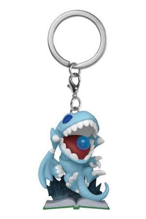 YU-GI-OH! LLAVERO POCKET POP! VINLY OJOS AZULES TOON DRAGON 4 CM