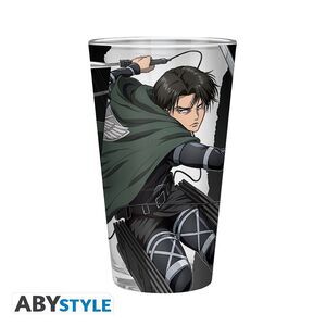 ATAQUE A LOS TITANES VASO GRANDE 400 ML LEVI S4