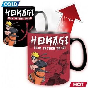 NARUTO SHIPPUDEN TAZA SENSITIVA AL CALOR 460 ML PADRE E HIJO