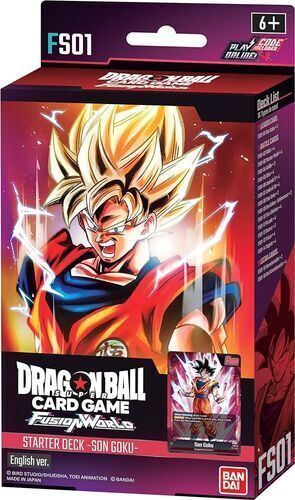 DRAGON BALL SUPER CARD GAME FUSION WORLD STARTER DECK SON GOKU FS01