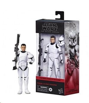 STAR WARS EL ATAQUE DE LOS CLONES FIGURA 15 CM BLACK SERIES PHASE 1 CLONE TROOPER