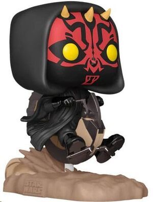 STAR WARS POP! RIDES DELUXE VINYL FIGURA DARTH MAUL ON BLOODFIN 9 CM