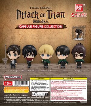 GASHAPON ATAQUE A LOS TITANES TEMPORADA FINAL