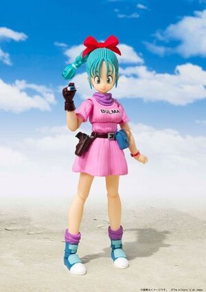 DRAGON BALL FIGURA 14 CM BULMA S.H. FIGUARTS                               