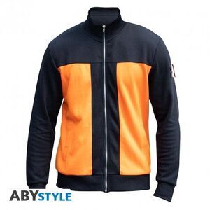 NARUTO SHIPPUDEN CHAQUETA RPLICA HOMBRE NARANJA/NEGRO NARUTO S