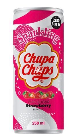 REFRESCO CHUPA CHUPS ZERO SABOR A FRESA 250ML