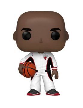 NBA LEGENDS POP! SPORTS VINYL FIG MICHAEL JORDAN (BULLS WHITE WARMUP) EXCLUSIVE 9 CM