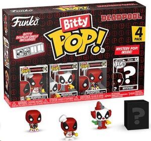 DEADPOOL PACK 4 FIGURAS BITTY POP! VINYL BBQ MASTER 2;5 CM