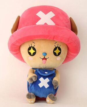 ONE PIECE PELUCHE CHOPPER NEW VER.4 CON BOLSO AZUL X  45 CM