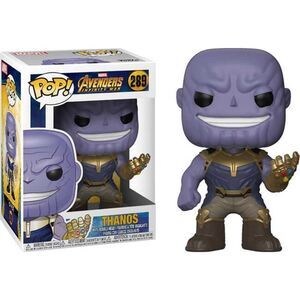 LOS VENGADORES INIFINITY WAR FIGURA 9 CM THANOS VINYL POP! FUNKO 289       