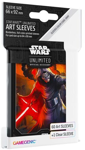 STAR WARS UNLIMITED GAMEGENIC ART SLEEVES KYLO REN