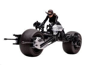 DC MULTIVERSE VEHCULO BATPOD WITH CATWOMAN (THE DARK KNIGHT RISES)