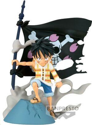 ONE PIECE LOG STORIES MONKEY D LUFFY FIGURA DE 8 CM