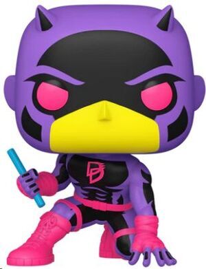 DAREDEVIL SHADOWLAND POP! VINYL FIGURA DAREDEVIL BLACK LIGHT EXCLUSIVO 9CM