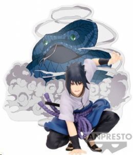 NARUTO SHIPPUDEN FIGURA PANEL SASUKE 9CM