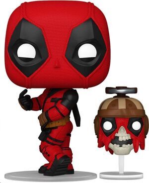 DEADPOOL 3 FIGURA POP & BUDDY! VINYL DEADPOOL W/HEADPOOL 9 CM