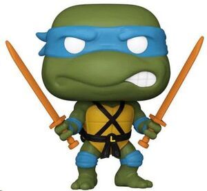 TORTUGAS NINJA POP! MOVIES VINYL FIGURA LEONARDO 9 CM