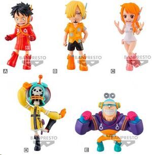 ONE PIECE WORLD COLLECTABLE EGG HEAD 1 FIGURA 7CM